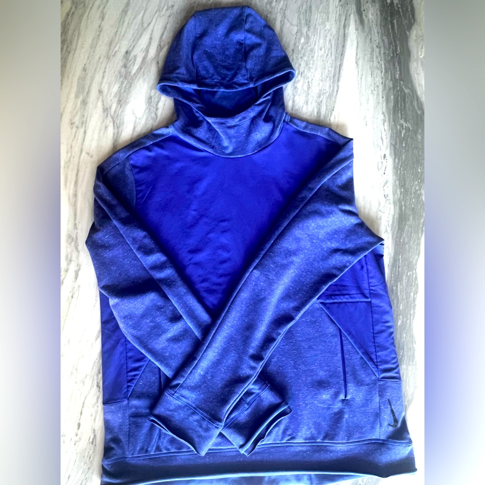 Nike Yoga Dri-Fit indigo blue hoodie. Men’s medium
